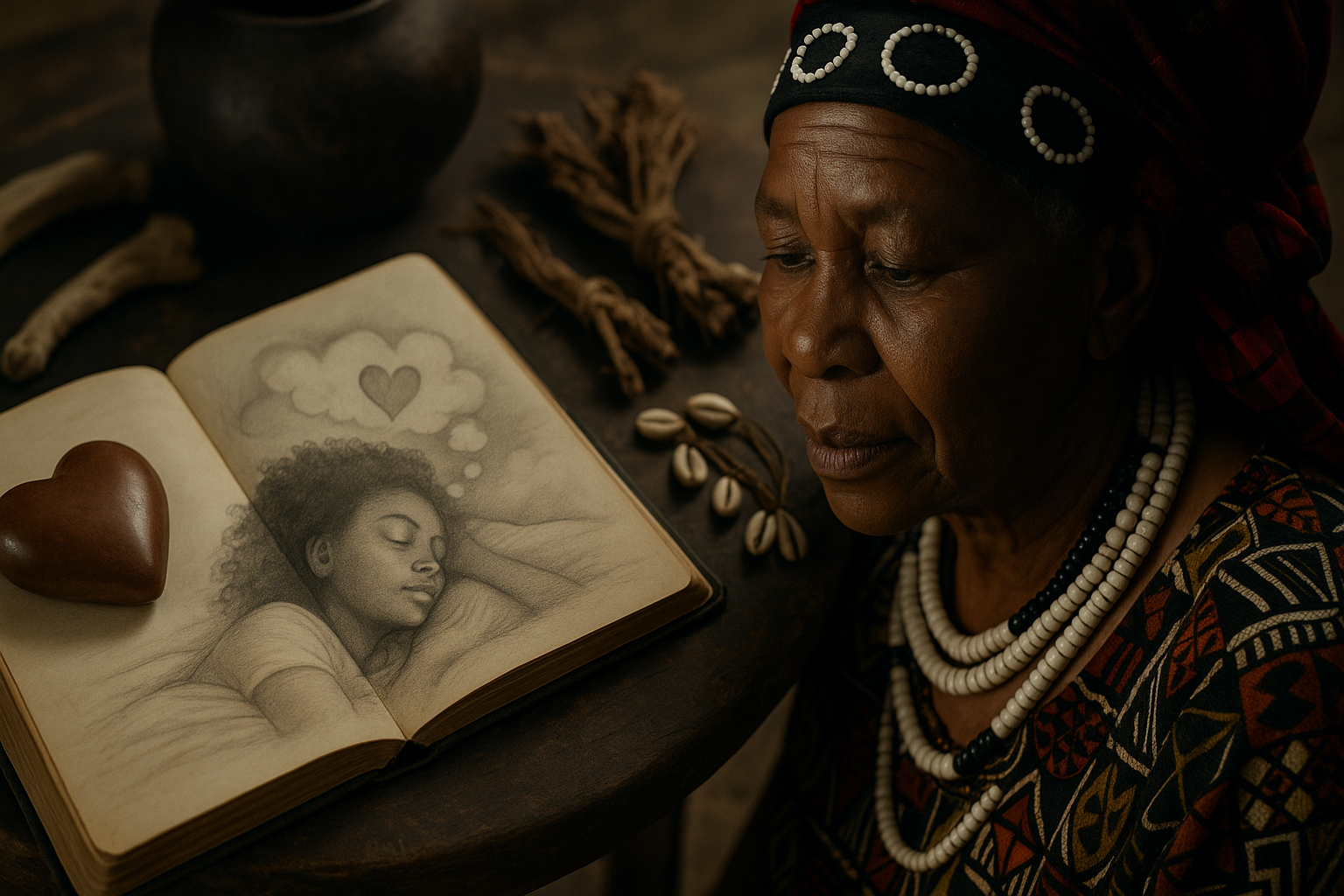 Lady Sharifah offering sangoma dream interpretation services for relationship dreams