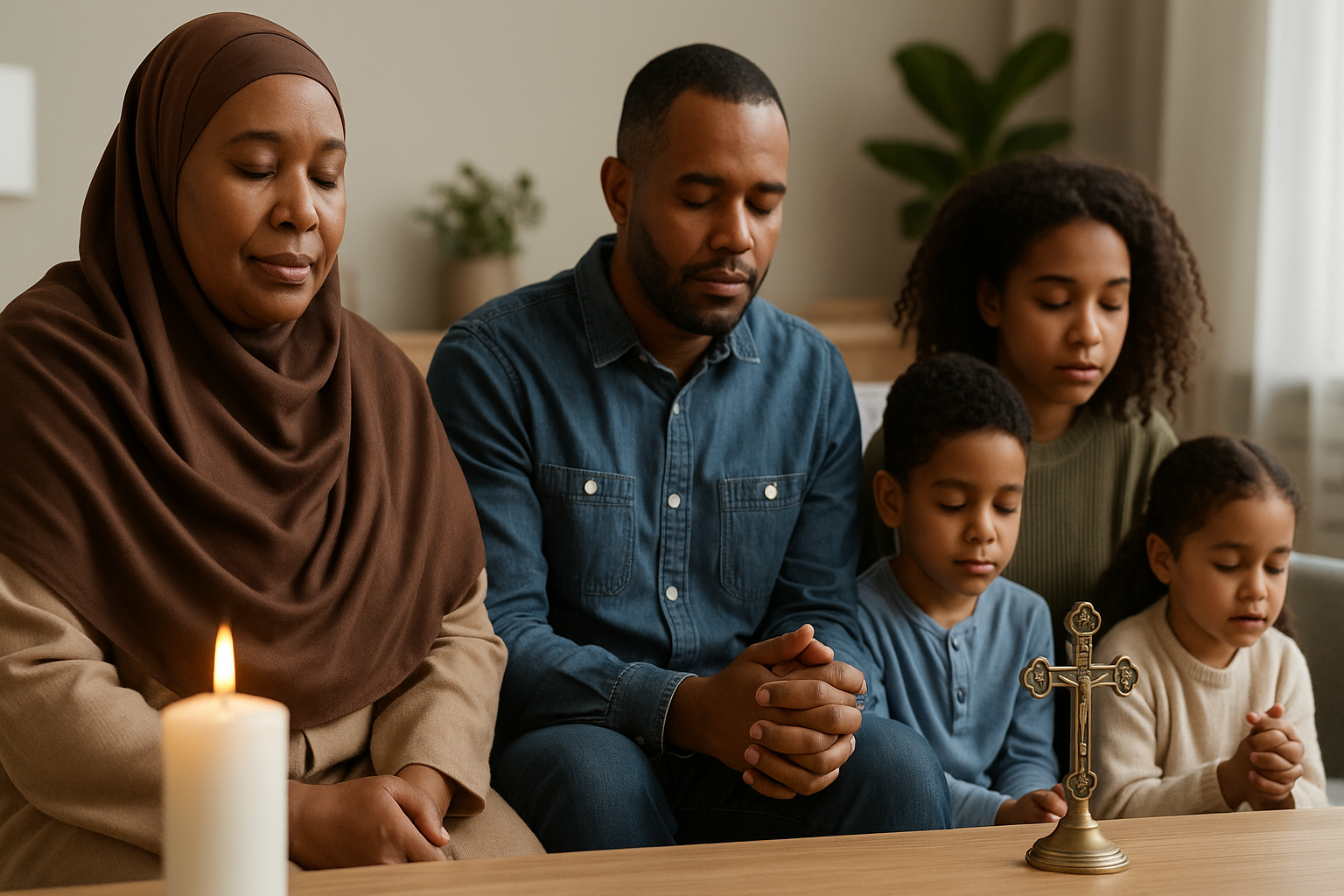 Lady Sharifah offering a tarot-guided spiritual family blessing
